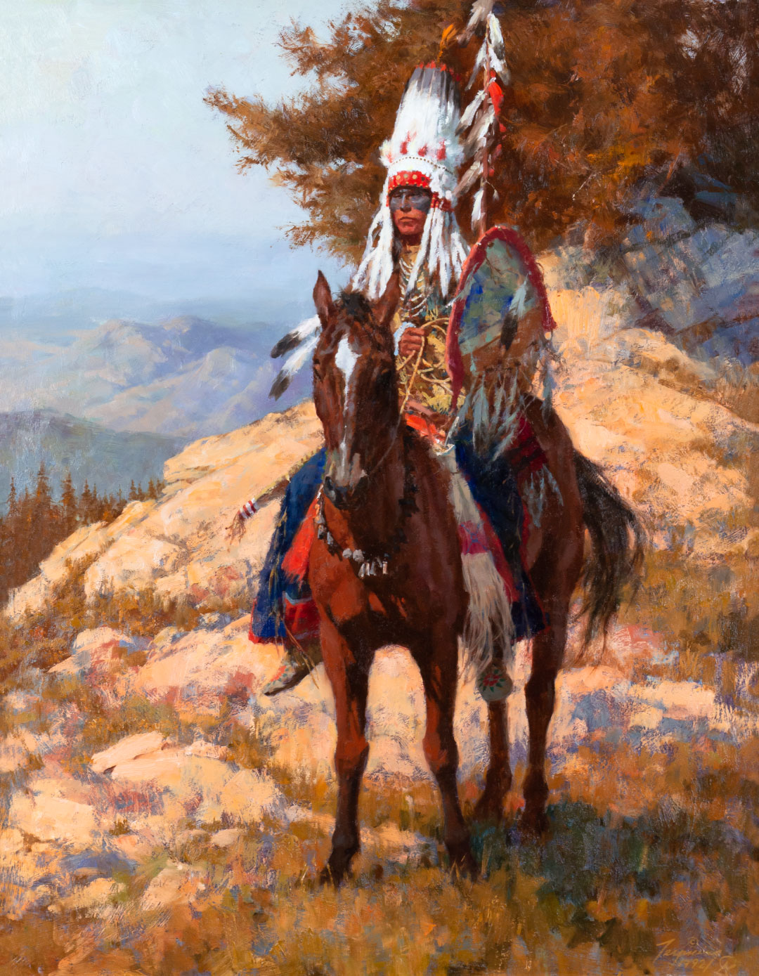 Howard Terpning (1927–), Blackfeet Regalia