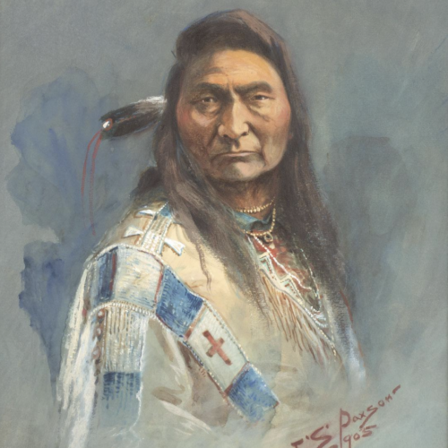 EDGAR SAMUEL PAXSON (1852-1919), CHIEF JOSEPH