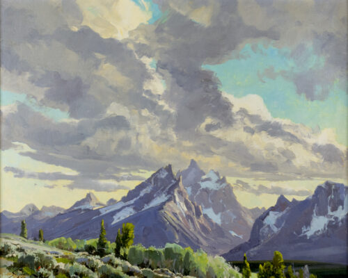 Mountain Stillness By Artist Conrad Schwiering