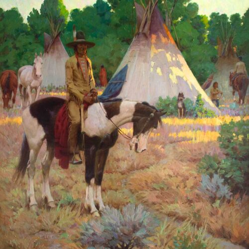 Gollings-William-1878-1932-Summer-Camp-1931-oil-on-canvas