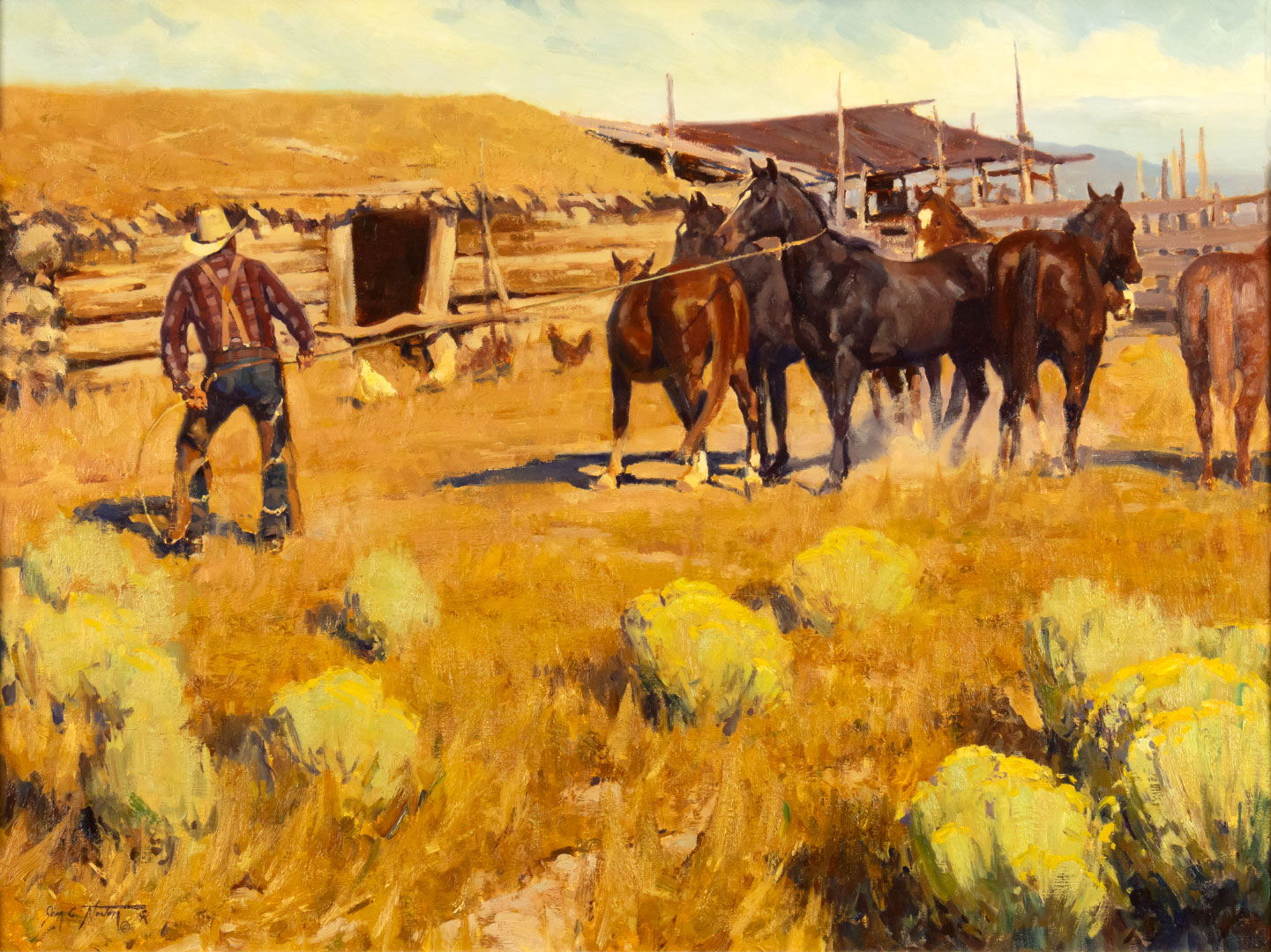 Norton-Jim-C.-PIcking-A-Good-One-oil-on-canvas24x32