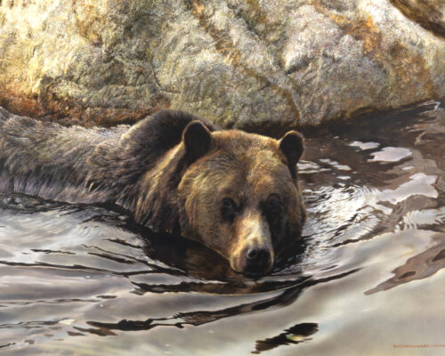 Carl Brenders (1937- ) Ursa Major, 2023 Mixed Media On Board