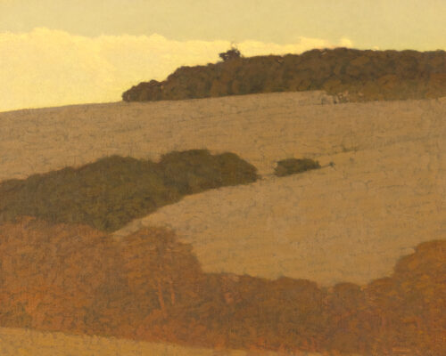 Russell Chatham (1939-2019) San Geronimo Valley On A Summer Evening, 2001 Oil On Linen Laid On Board