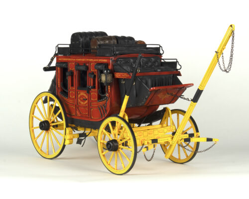 Dale Ford (1934- ) Butterfield & Company Overland Stagecoach, 2008 Mixed Media