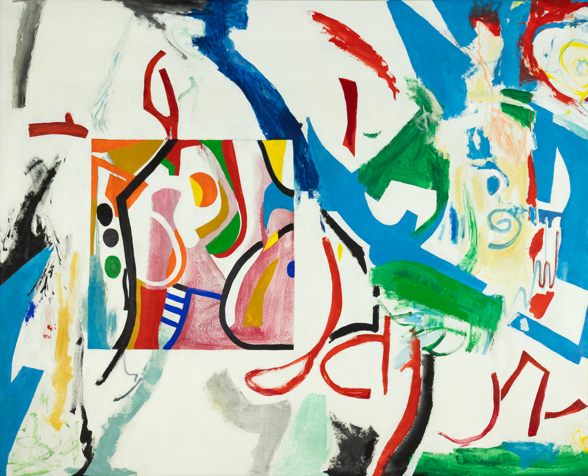 Harold Garde (1923-2022) Cicely Jazz, 2016 acrylic on canvas 78 x 96