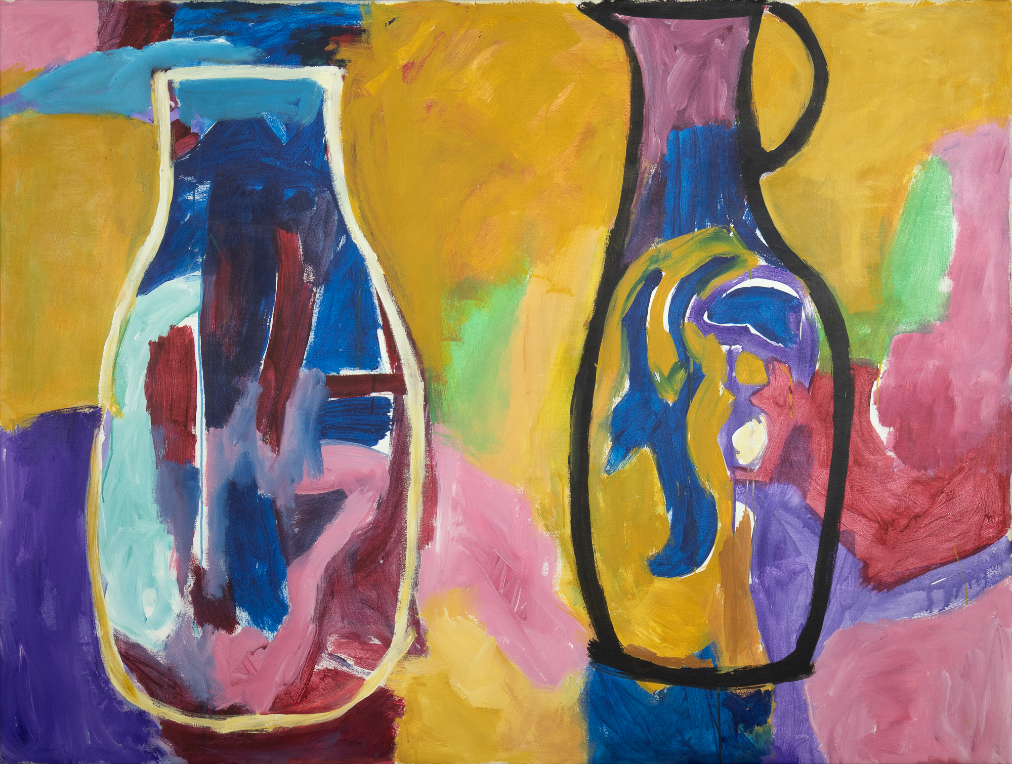 Harold Garde (1923-2022) Still Life, 2017 acrylic on canvas 60 x 80